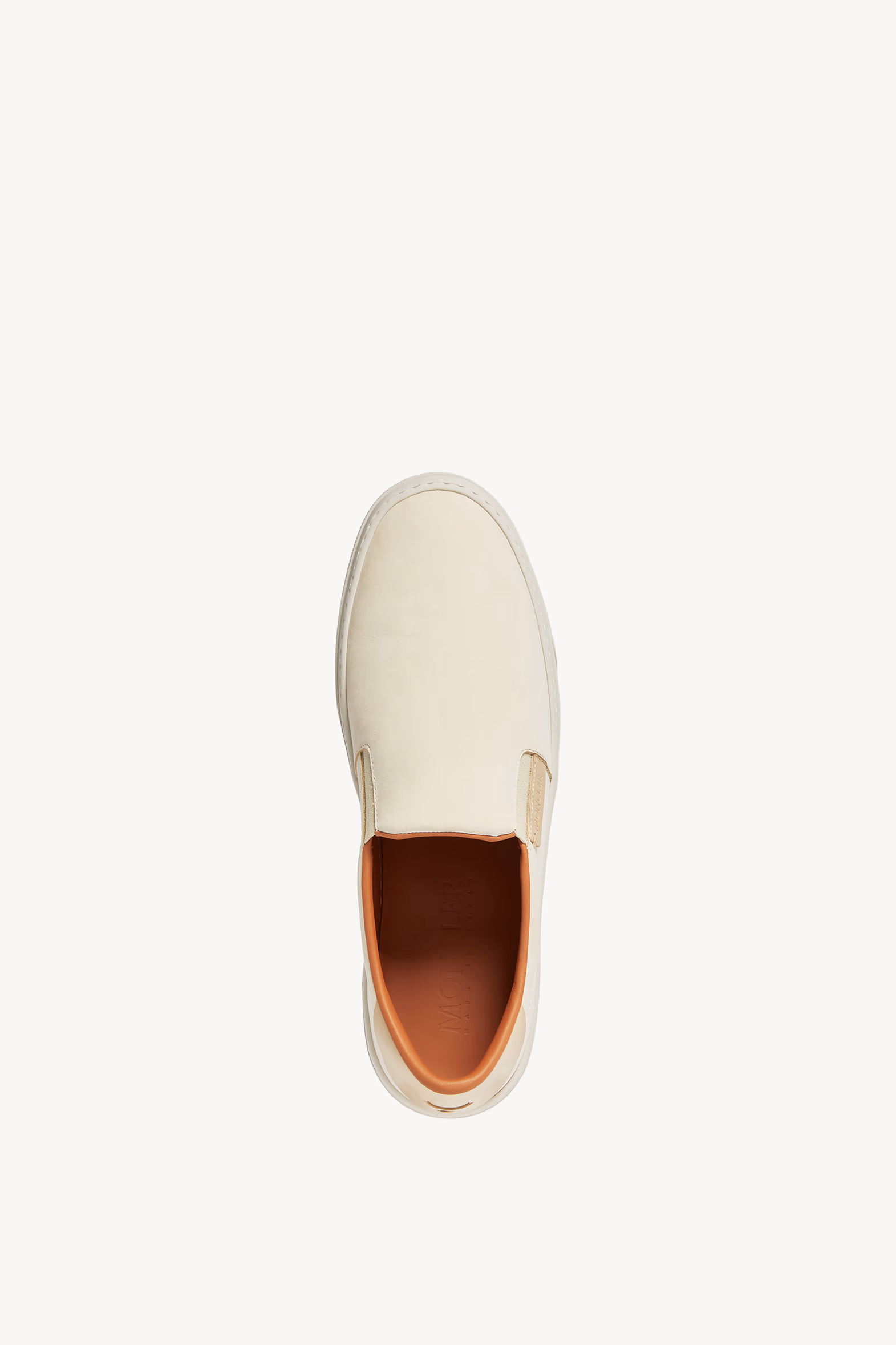 Zapatillas de piel Monclub Hombre Beige Claro Moncler 5